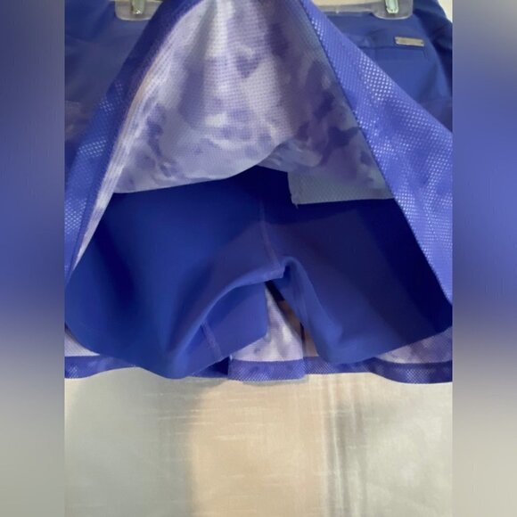 Adidas Printed Golf Skort Ladies Sm  Periwinkle - Picture 5 of 10